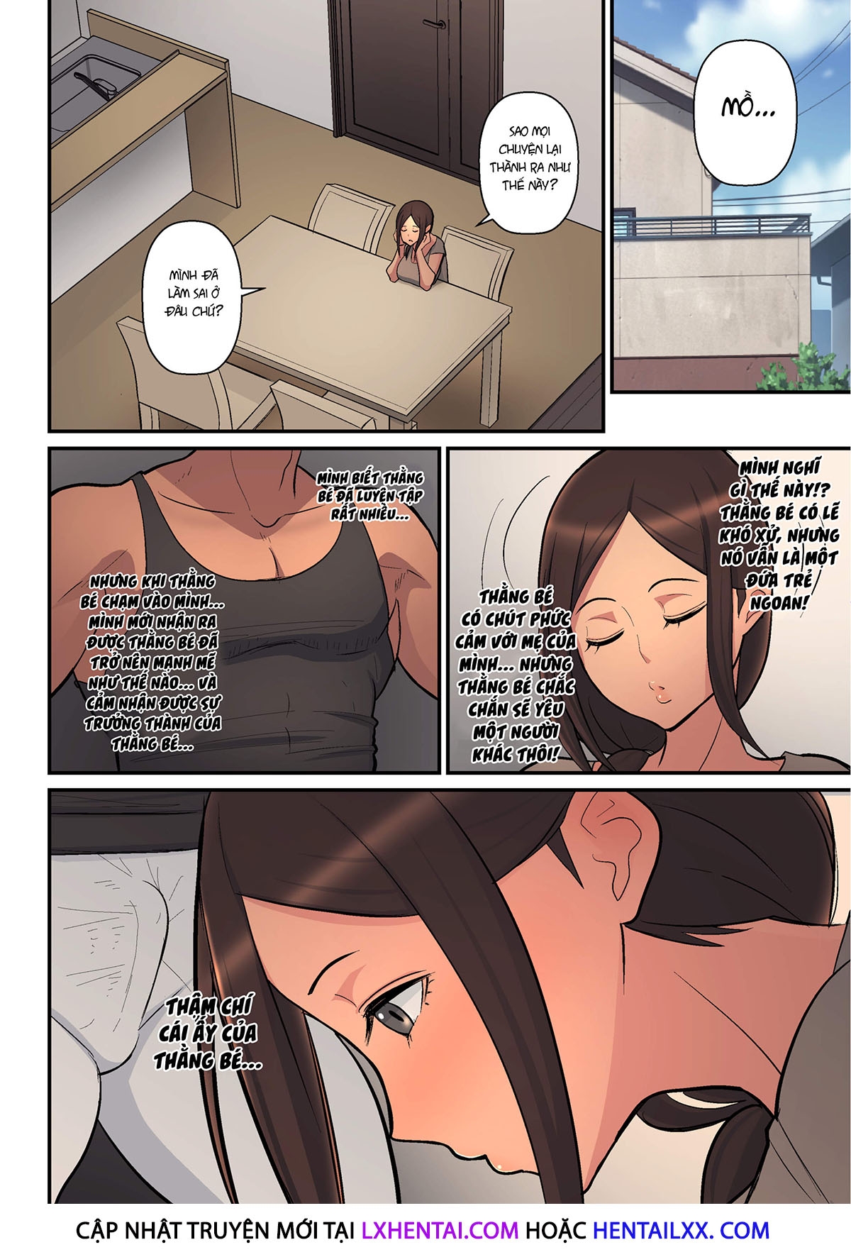 Đọc truyện hentai Haha kara Inbo ni Natta Wake - Oneshot - Không che