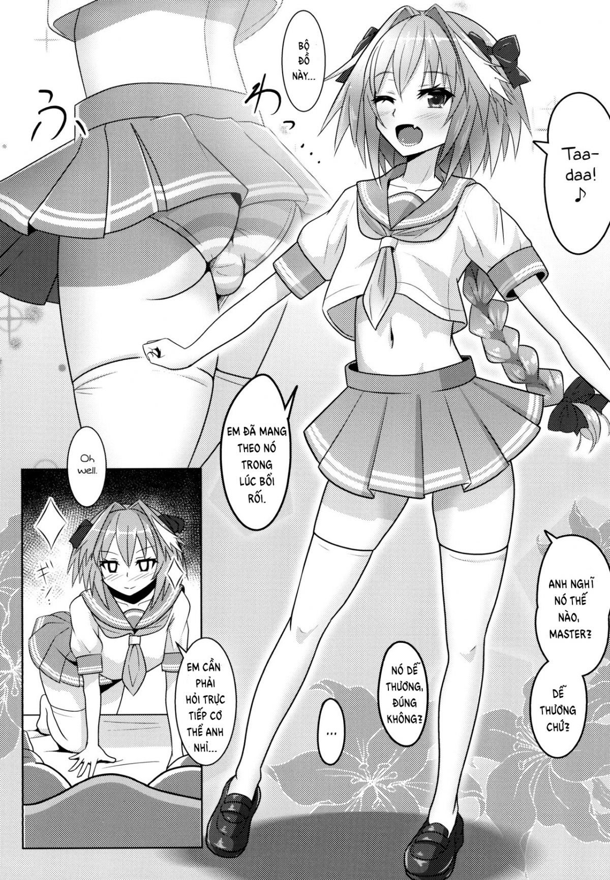 Đọc truyện hentai Astolfo-kun to Ryoushi Koukan Shiau Hon - Oneshot