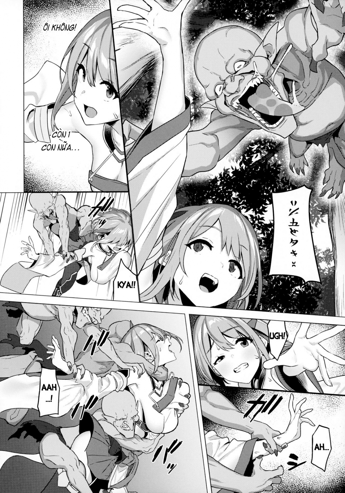 Đọc truyện hentai Hitoyo-chan no Junan - OneShot