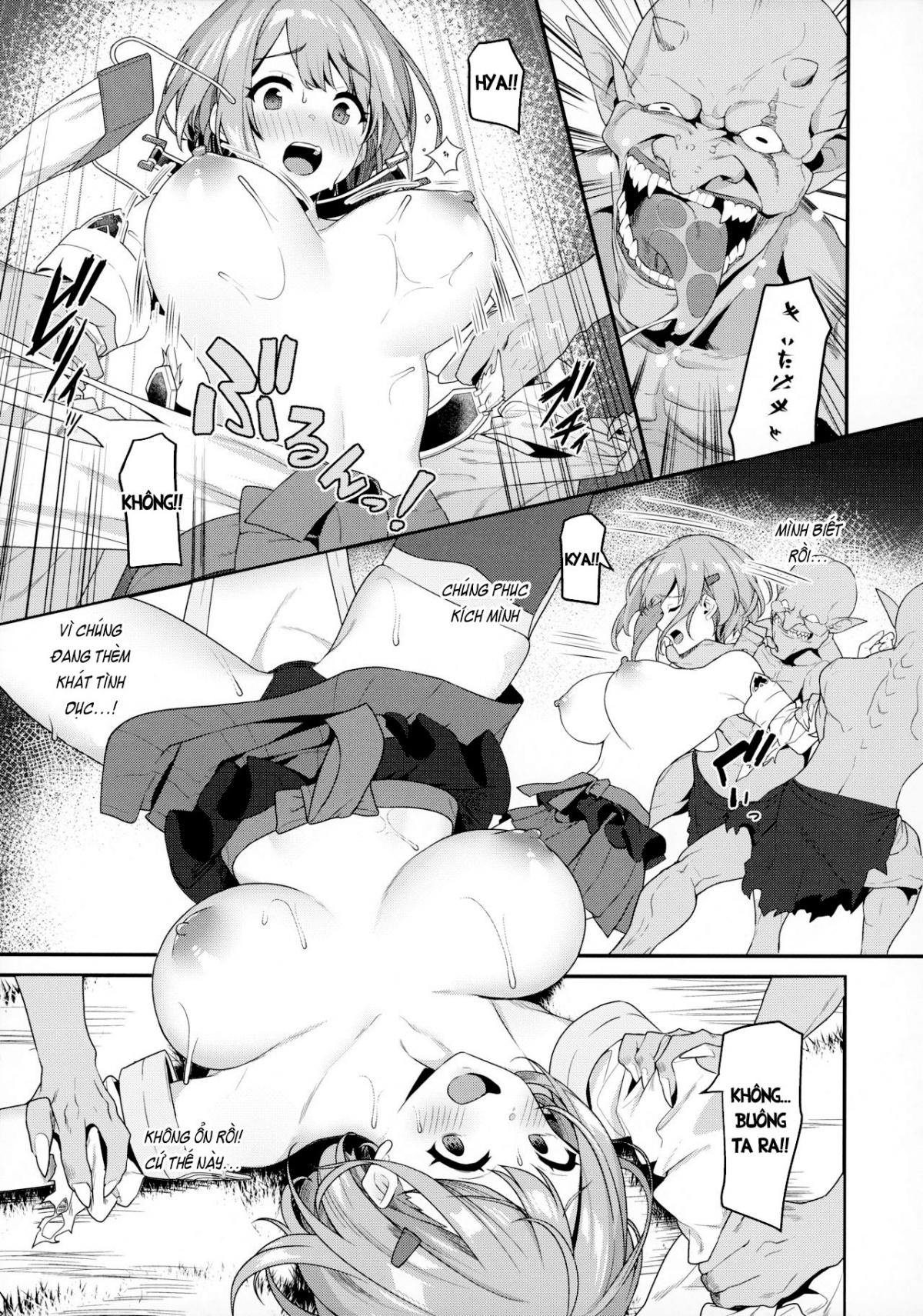 Đọc truyện hentai Hitoyo-chan no Junan - OneShot