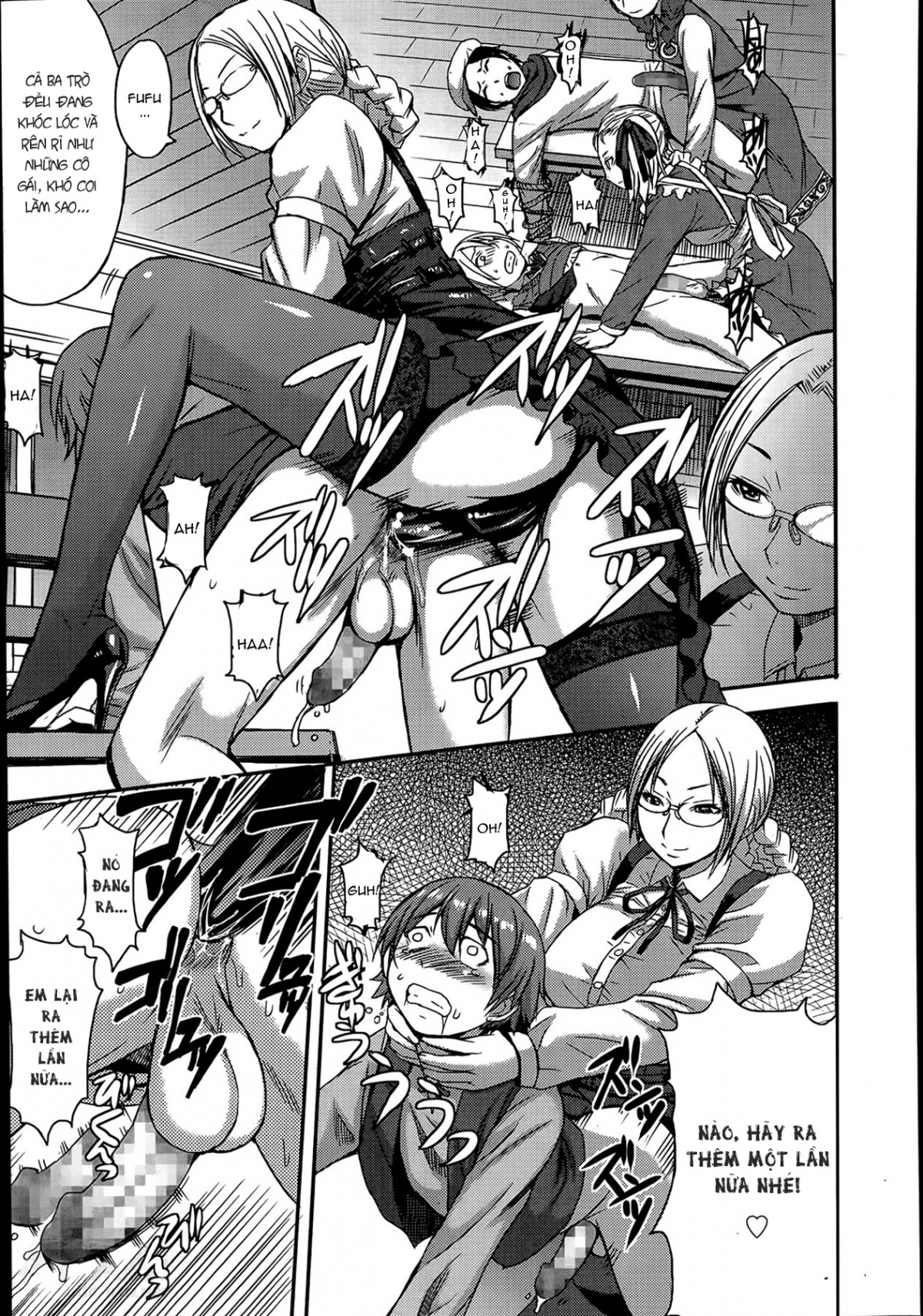 Đọc truyện hentai Tanoshii Shukuhaku Kenshuu - Oneshot