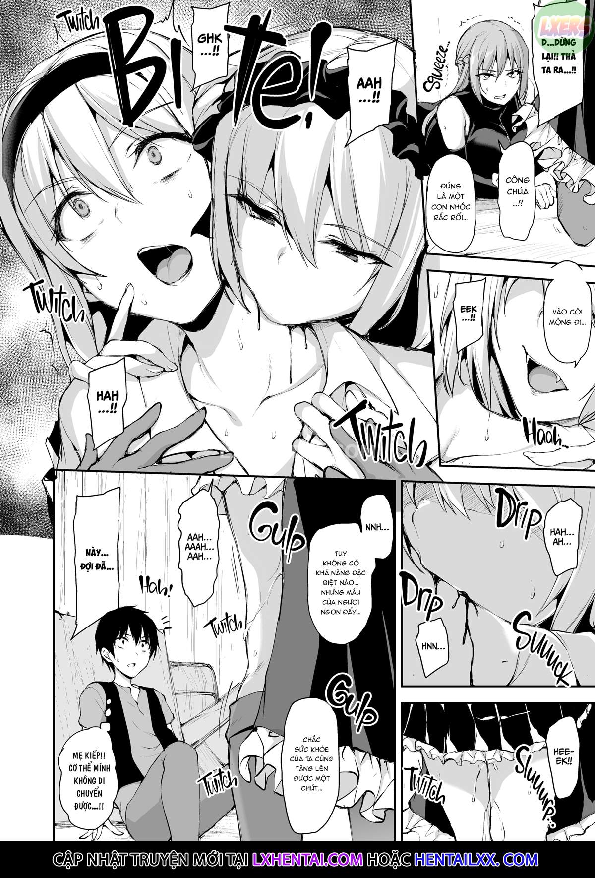 Đọc truyện hentai Tales of a Harem in Another World - Chap 7 - Clash! The Vampire Girl Vs. The Haughty Princess