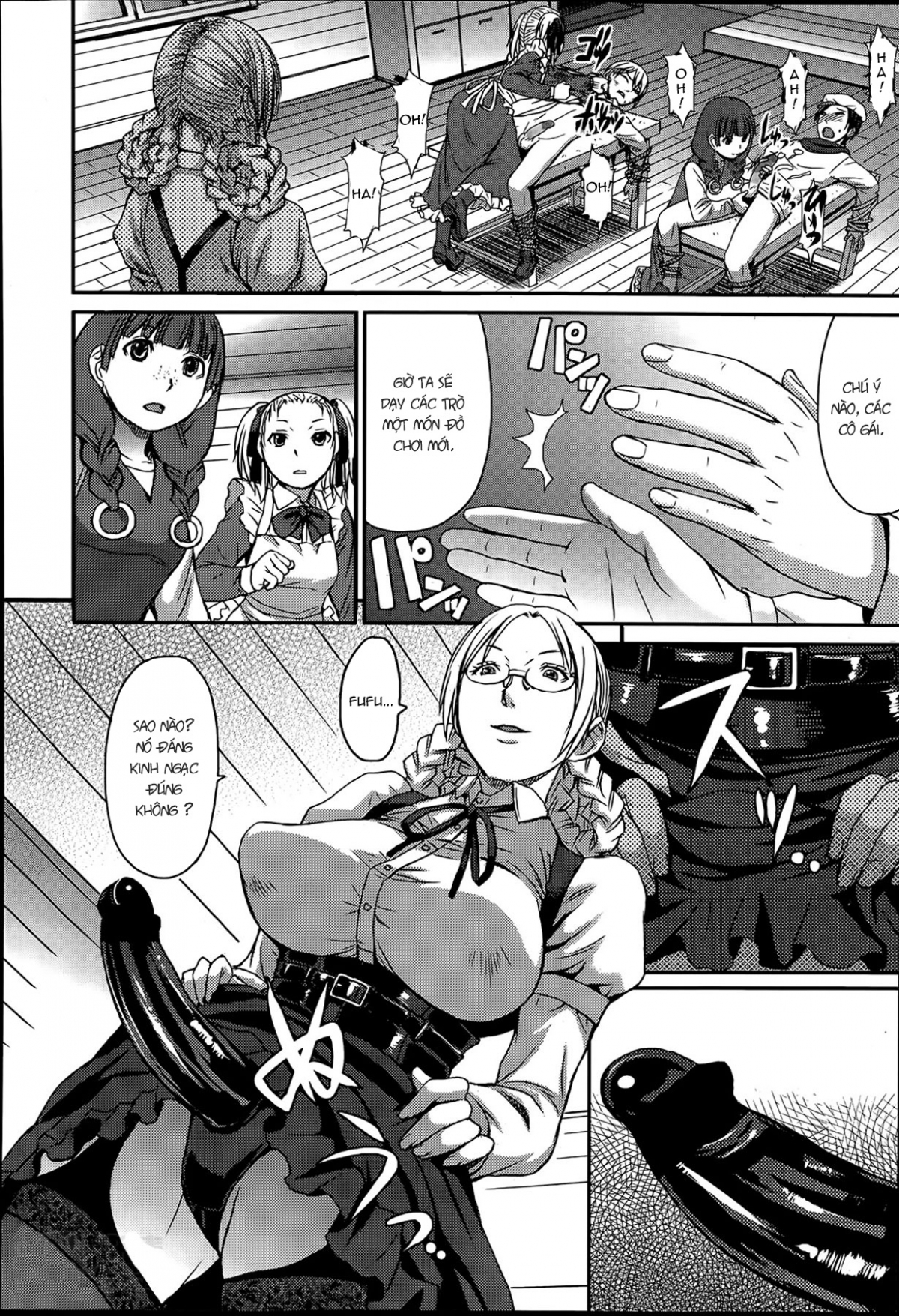 Đọc truyện hentai Tanoshii Shukuhaku Kenshuu - Oneshot