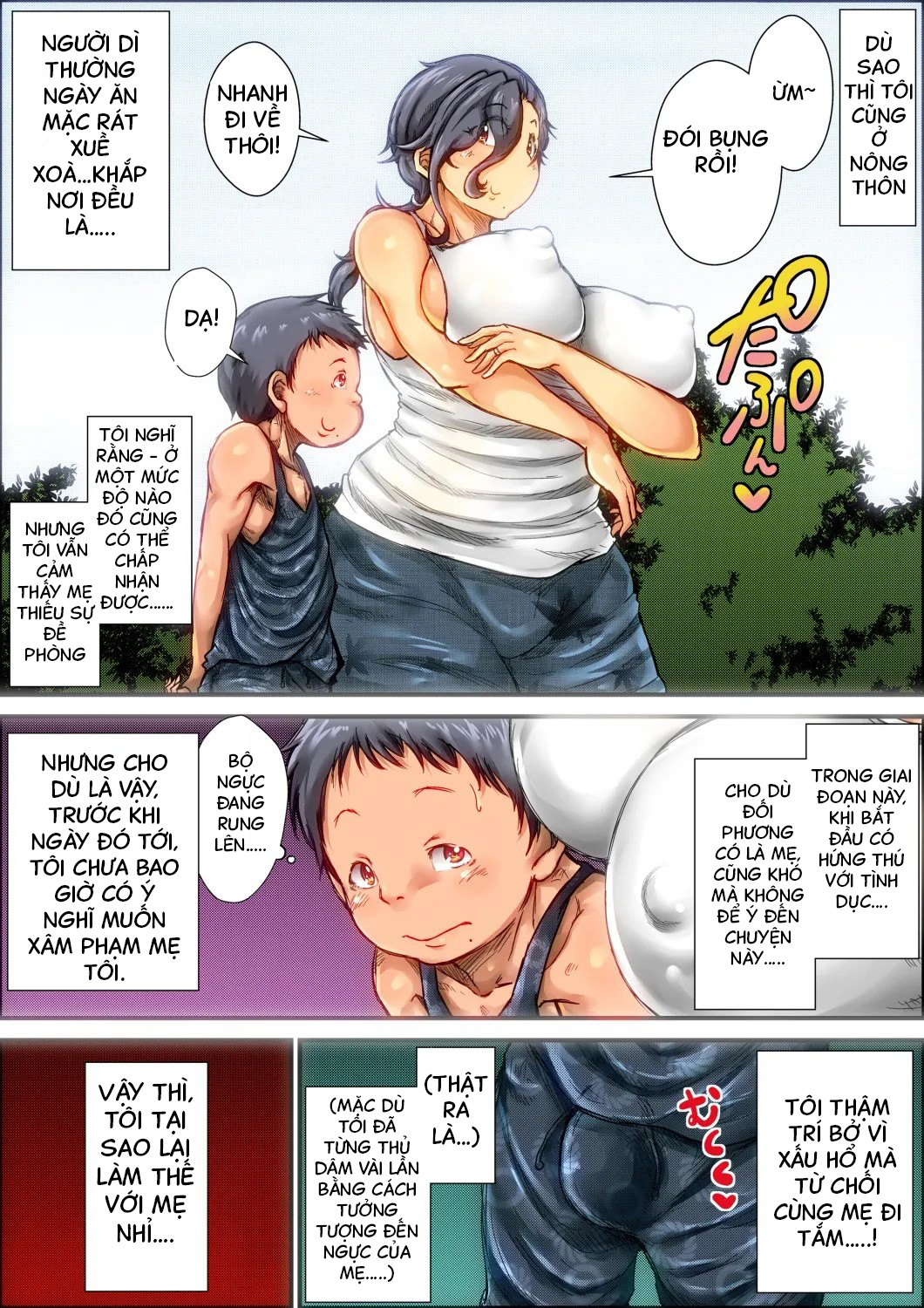 Đọc truyện hentai Boku ga Deisui Joutai no Hahaoya o Okashita Toki no Hanashi Oneshot