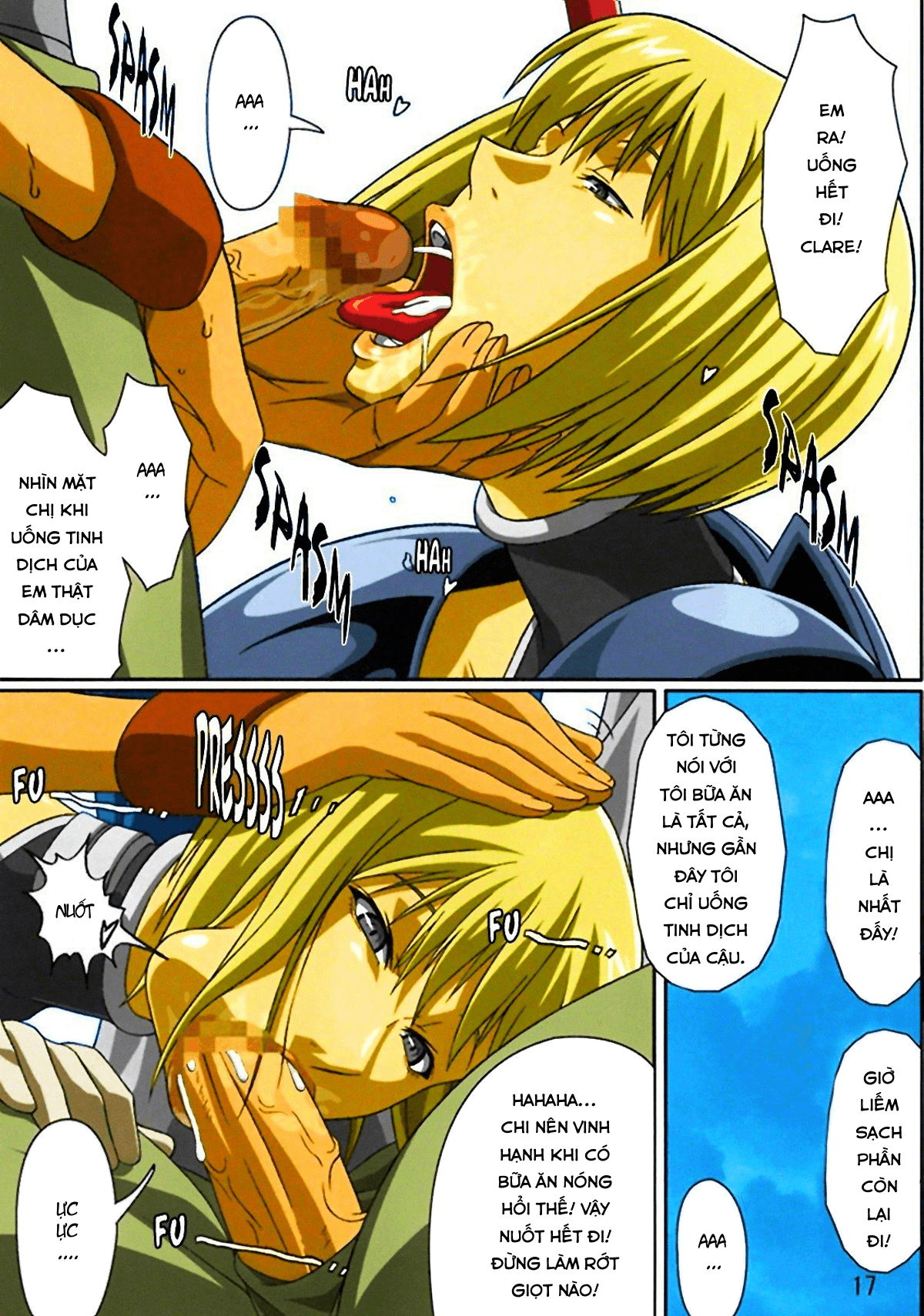 Đọc truyện hentai Industrial (Claymore) Oneshot