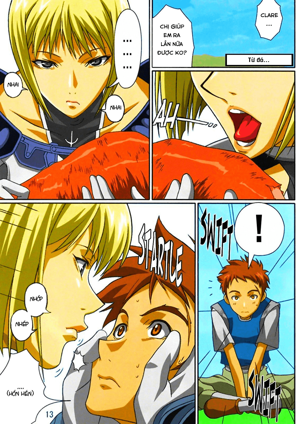 Đọc truyện hentai Industrial (Claymore) Oneshot