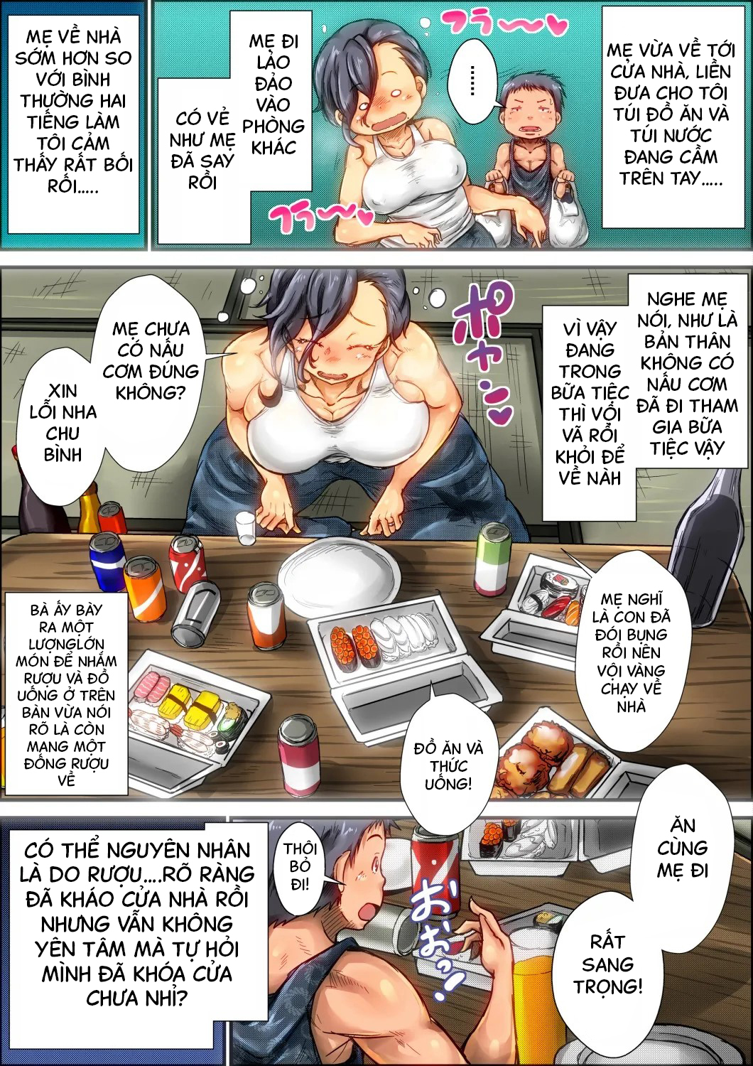 Đọc truyện hentai Boku ga Deisui Joutai no Hahaoya o Okashita Toki no Hanashi Oneshot