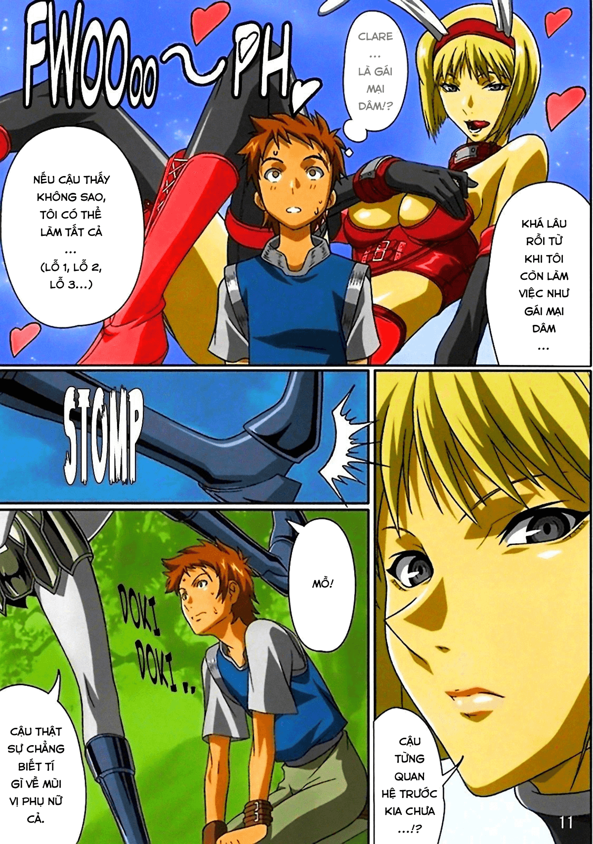 Đọc truyện hentai Industrial (Claymore) Oneshot