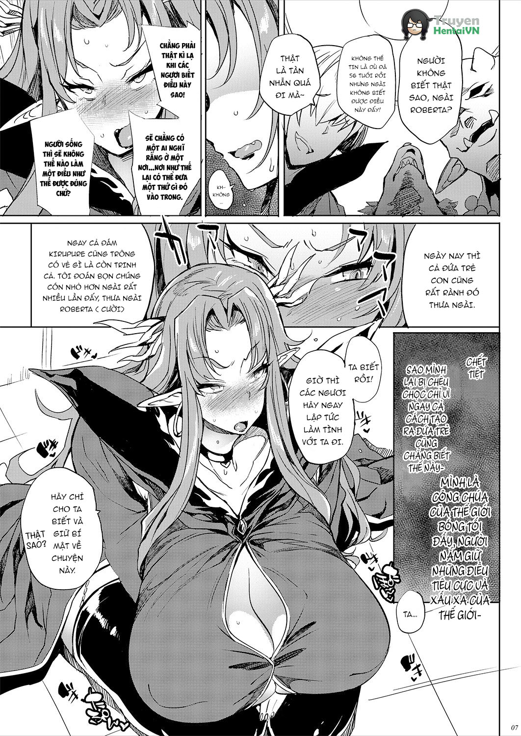 Đọc truyện hentai Sở thích ăn cặc của quái vật 3 đầu oneshot
