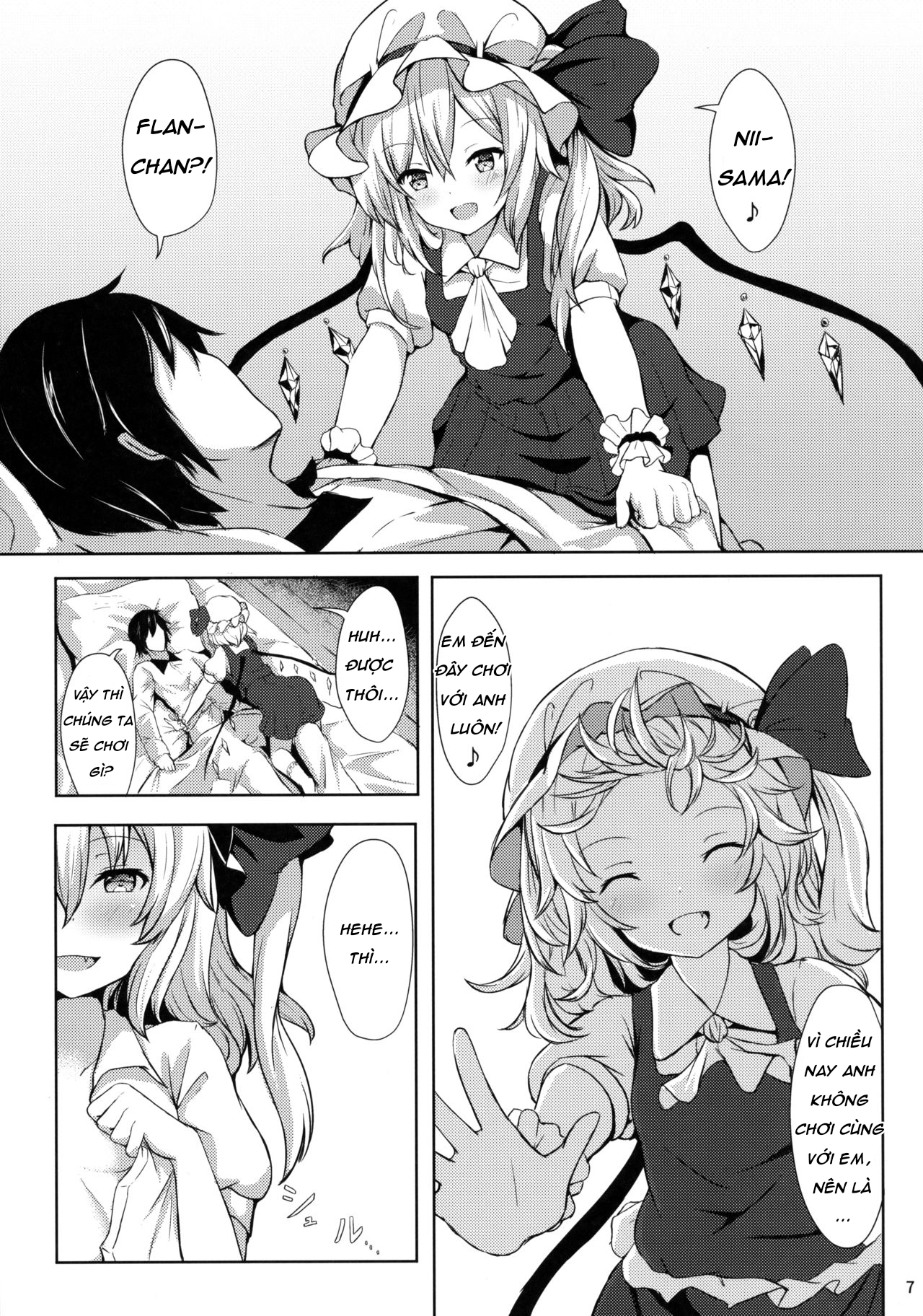 Đọc truyện hentai Flan-chan kara Yuuwaku Saretai!! (Touhou project) - Oneshot đẹp xinh