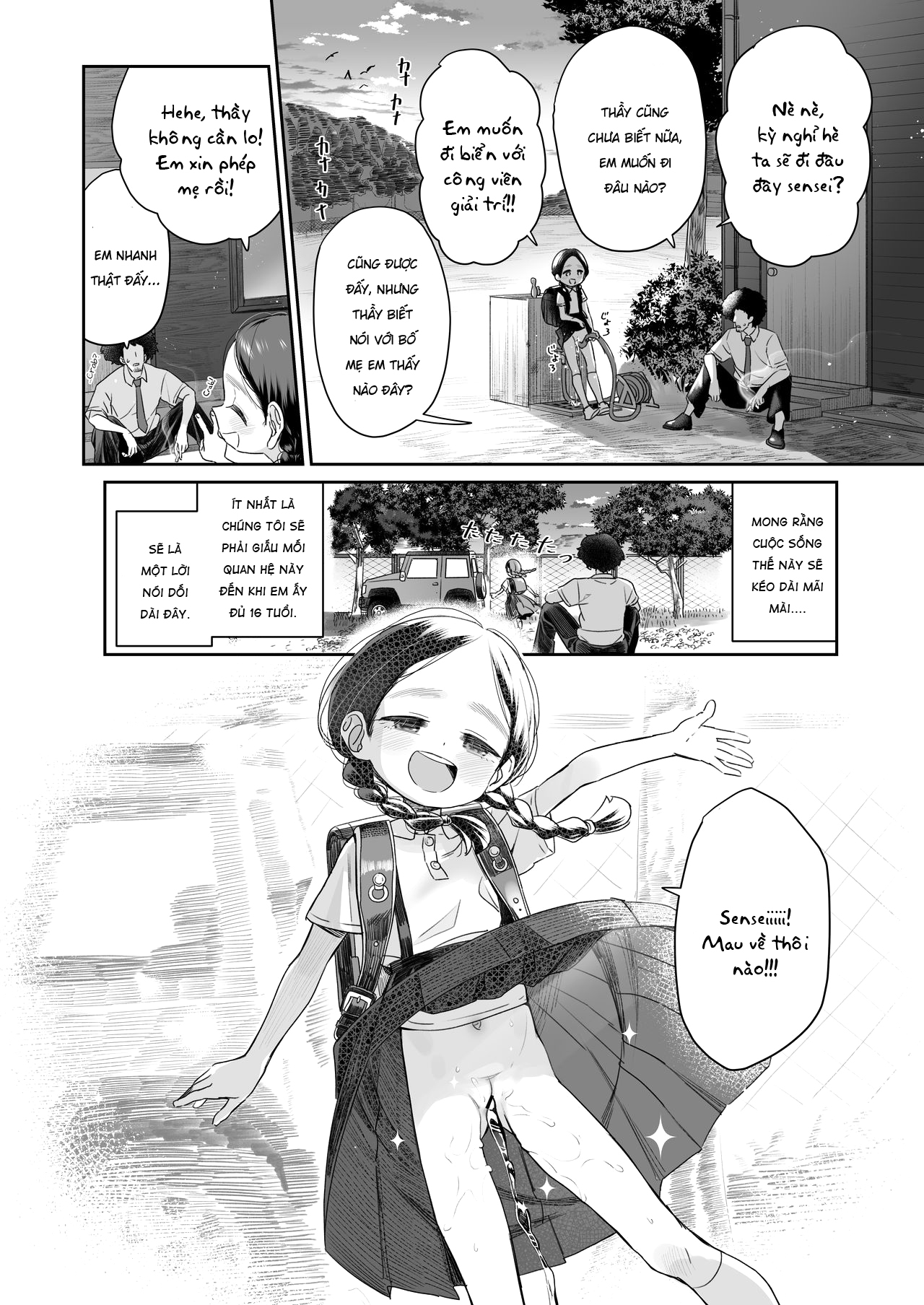 Đọc truyện hentai Kyoushi Hitori, Seito Hitori. ~Inaka no Gakkou de Mainichi Ecchi~ - Chap 2 [END]