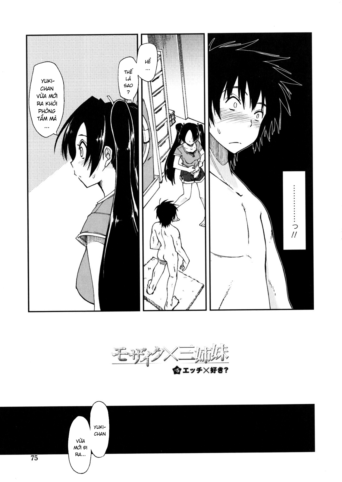 Đọc truyện hentai Sống chung cùng 3 chị em [Không Che] Chap 5