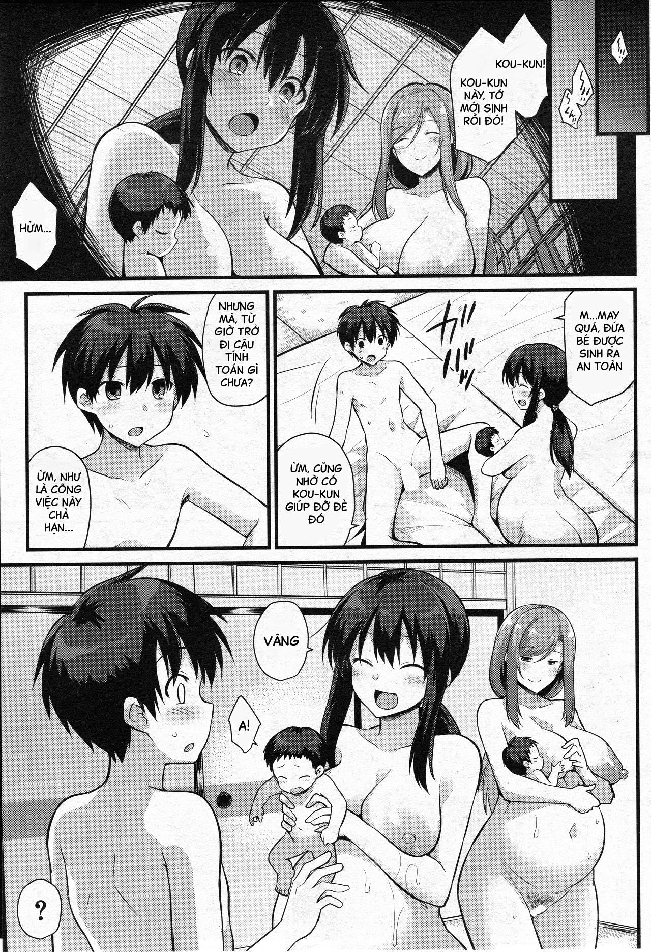 Đọc truyện hentai Cơm hai mẹ con - Oneshot