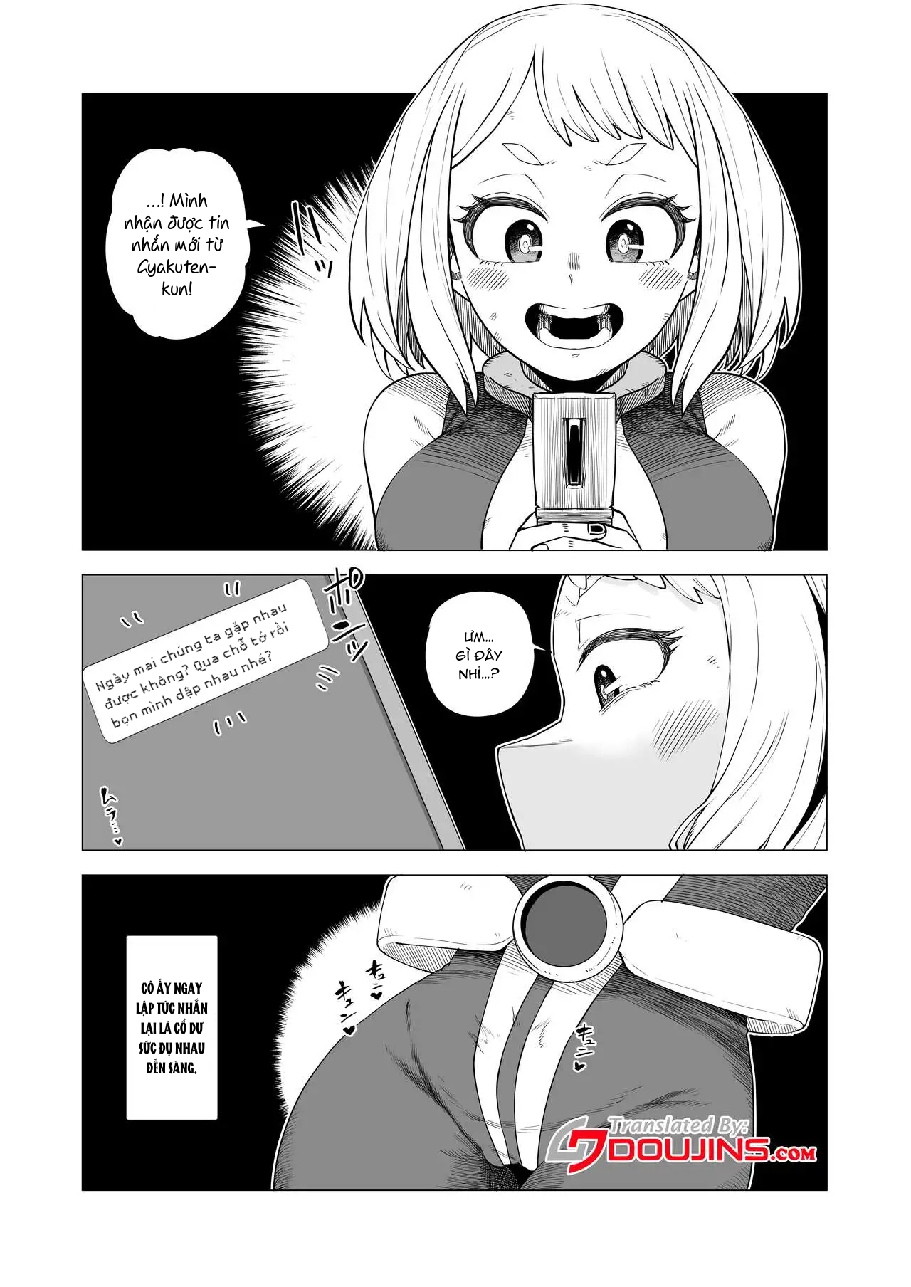 Đọc truyện hentai Teisou Gyakuten Mono Ochako no Baai - Oneshot